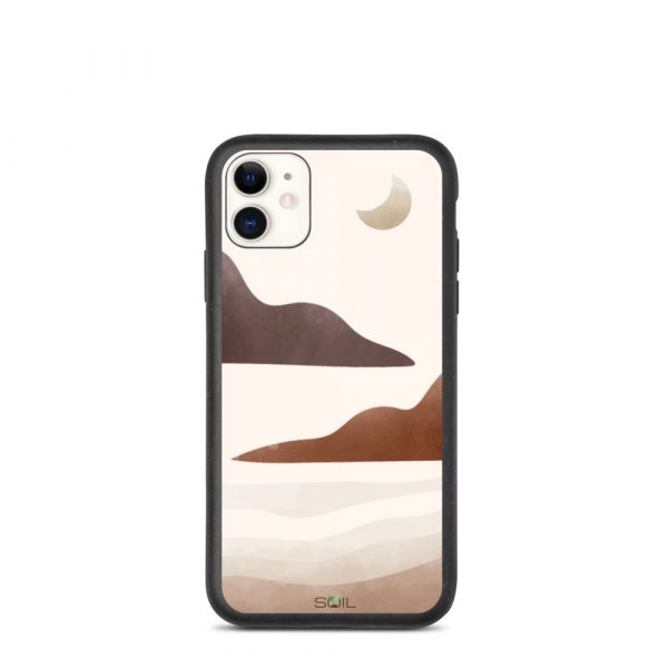 Moon in the Desert - Biodegradable iPhone Case - biodegradable iphone case iphone 11 case on phone 60a3a2fb913de - SoilCase - Eco-Friendly, Sustainable, Biodegradable & Compostable phone case for iPhone