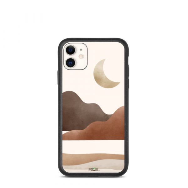 Desert Hills in Moonlight - Eco-Friendly Biodegradable iPhone Case - biodegradable iphone case iphone 11 case on phone 60a3a36526d5b - SoilCase - Eco-Friendly, Sustainable, Biodegradable & Compostable phone case for iPhone