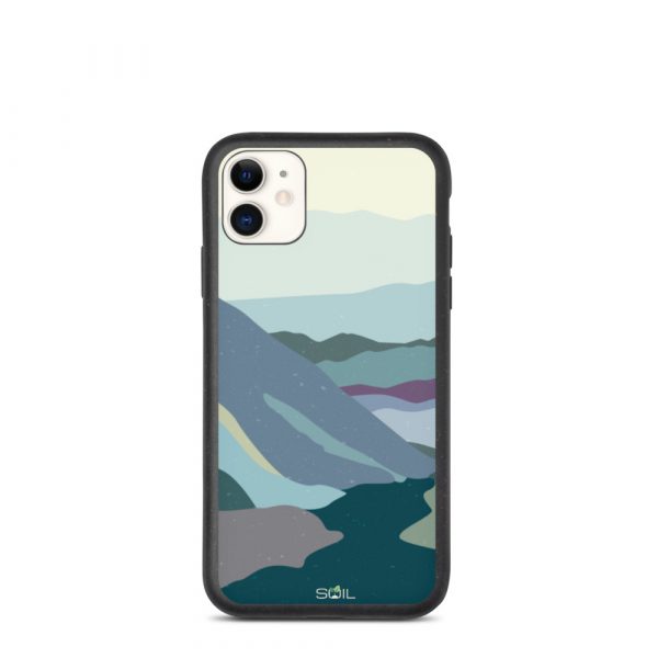 Blue Hills - Eco-Friendly Biodegradable iPhone Case - biodegradable iphone case iphone 11 case on phone 60a3a437284ea - SoilCase - Eco-Friendly, Sustainable, Biodegradable & Compostable phone case for iPhone