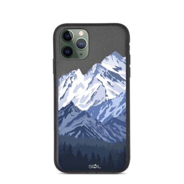 Snowy Mountain Peak - Eco-Friendly Biodegradable iPhone Case - biodegradable iphone case iphone 11 pro case on phone 60a3a4ce126c7 - SoilCase - Eco-Friendly, Sustainable, Biodegradable & Compostable phone case for iPhone