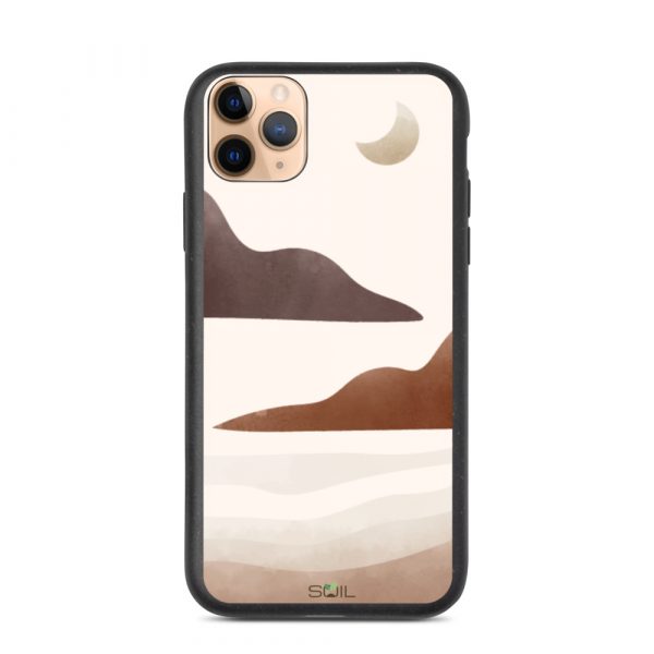 Moon in the Desert - Biodegradable iPhone Case - biodegradable iphone case iphone 11 pro max case on phone 60a3a2fb91539 - SoilCase - Eco-Friendly, Sustainable, Biodegradable & Compostable phone case for iPhone