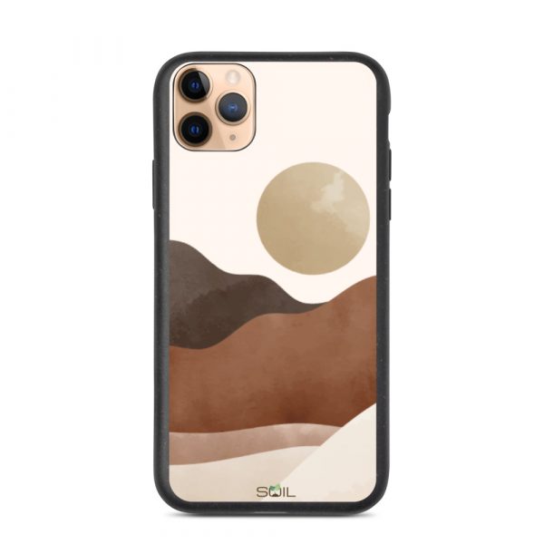 Full Moon on Desert Hills - Biodegradable Eco-Friendly iPhone Case - biodegradable iphone case iphone 11 pro max case on phone 60a3a32e5505b - SoilCase - Eco-Friendly, Sustainable, Biodegradable & Compostable phone case for iPhone