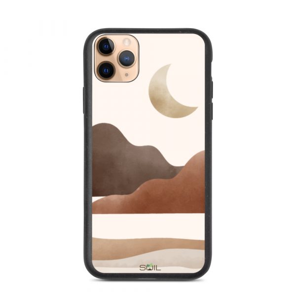 Desert Hills in Moonlight - Eco-Friendly Biodegradable iPhone Case - biodegradable iphone case iphone 11 pro max case on phone 60a3a36526e9b - SoilCase - Eco-Friendly, Sustainable, Biodegradable & Compostable phone case for iPhone
