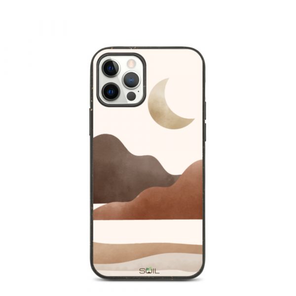 Desert Hills in Moonlight - Eco-Friendly Biodegradable iPhone Case - biodegradable iphone case iphone 12 pro case on phone 60a3a3652706a - SoilCase - Eco-Friendly, Sustainable, Biodegradable & Compostable phone case for iPhone