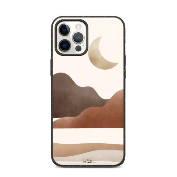 Desert Hills in Moonlight - Eco-Friendly Biodegradable iPhone Case - biodegradable iphone case iphone 12 pro max case on phone 60a3a36526c93 - SoilCase - Eco-Friendly, Sustainable, Biodegradable & Compostable phone case for iPhone