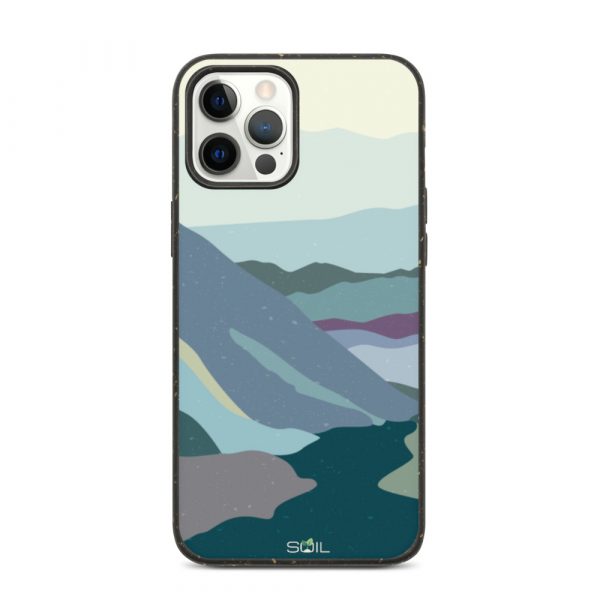 Blue Hills - Eco-Friendly Biodegradable iPhone Case - biodegradable iphone case iphone 12 pro max case on phone 60a3a43728418 - SoilCase - Eco-Friendly, Sustainable, Biodegradable & Compostable phone case for iPhone