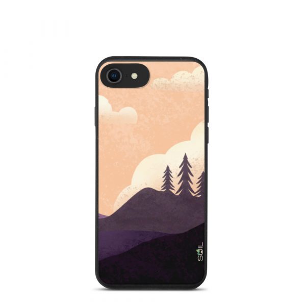 Spruce Trees on a Hill - Biodegradable iPhone Case - biodegradable iphone case iphone 7 8 se case on phone 60a3a1842eb54 - SoilCase - Eco-Friendly, Sustainable, Biodegradable & Compostable phone case for iPhone