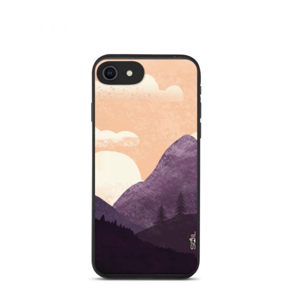Mountain Landscape - Biodegradable iPhone Case - biodegradable iphone case iphone 7 8 se case on phone 60a3a240b3fc5 - SoilCase - Eco-Friendly, Sustainable, Biodegradable & Compostable phone case for iPhone