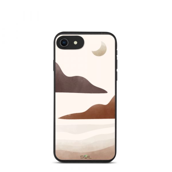 Moon in the Desert - Biodegradable iPhone Case - biodegradable iphone case iphone 7 8 se case on phone 60a3a2fb918aa - SoilCase - Eco-Friendly, Sustainable, Biodegradable & Compostable phone case for iPhone