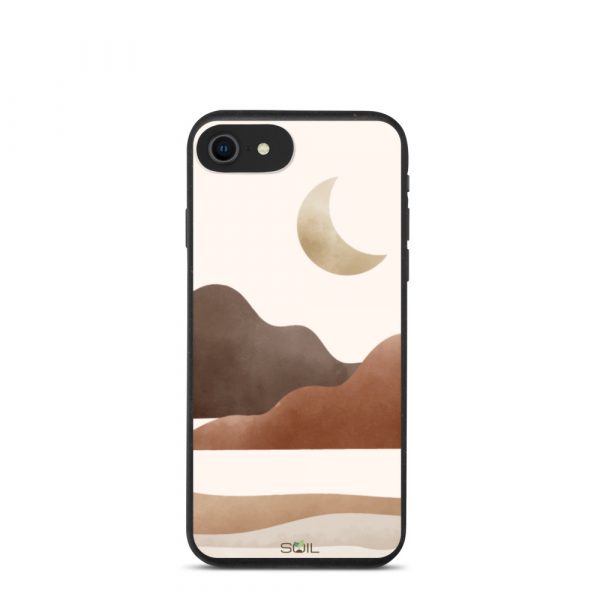 Desert Hills in Moonlight - Eco-Friendly Biodegradable iPhone Case - biodegradable iphone case iphone 7 8 se case on phone 60a3a365271e7 - SoilCase - Eco-Friendly, Sustainable, Biodegradable & Compostable phone case for iPhone
