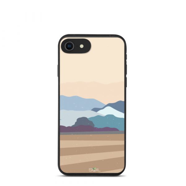 Field & Mountains - Eco-Friendly Biodegradable iPhone Case - biodegradable iphone case iphone 7 8 se case on phone 60a3a47b15b34 - SoilCase - Eco-Friendly, Sustainable, Biodegradable & Compostable phone case for iPhone