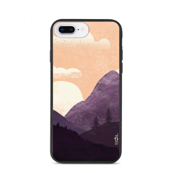 Mountain Landscape - Biodegradable iPhone Case - biodegradable iphone case iphone 7 plus 8 plus case on phone 60a3a240b3f1c - SoilCase - Eco-Friendly, Sustainable, Biodegradable & Compostable phone case for iPhone