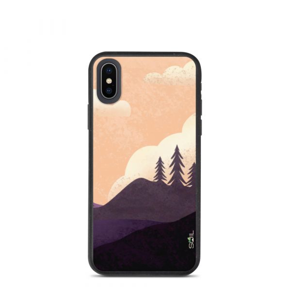 Spruce Trees on a Hill - Biodegradable iPhone Case - biodegradable iphone case iphone x xs case on phone 60a3a1842ec02 - SoilCase - Eco-Friendly, Sustainable, Biodegradable & Compostable phone case for iPhone