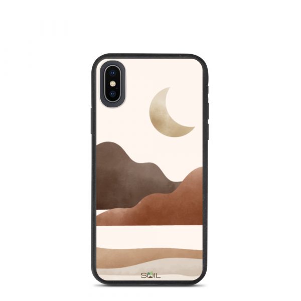 Desert Hills in Moonlight - Eco-Friendly Biodegradable iPhone Case - biodegradable iphone case iphone x xs case on phone 60a3a3652727d - SoilCase - Eco-Friendly, Sustainable, Biodegradable & Compostable phone case for iPhone