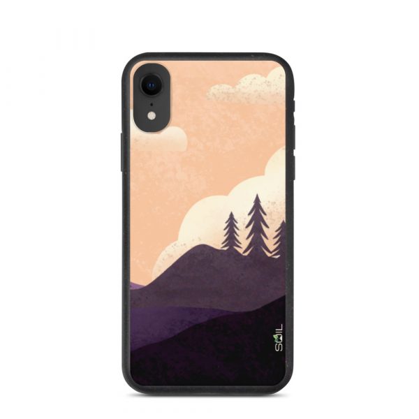Spruce Trees on a Hill - Biodegradable iPhone Case - biodegradable iphone case iphone xr case on phone 60a3a1842ecba - SoilCase - Eco-Friendly, Sustainable, Biodegradable & Compostable phone case for iPhone