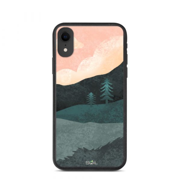 Hills at Sunset - Eco-Friendly Biodegradable iPhone Case - biodegradable iphone case iphone xr case on phone 60a3a3d8e232d - SoilCase - Eco-Friendly, Sustainable, Biodegradable & Compostable phone case for iPhone