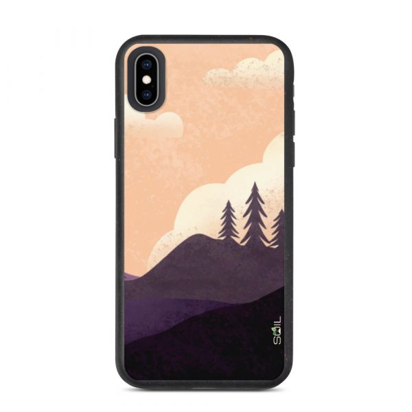 Spruce Trees on a Hill - Biodegradable iPhone Case - biodegradable iphone case iphone xs max case on phone 60a3a1842ed63 - SoilCase - Eco-Friendly, Sustainable, Biodegradable & Compostable phone case for iPhone