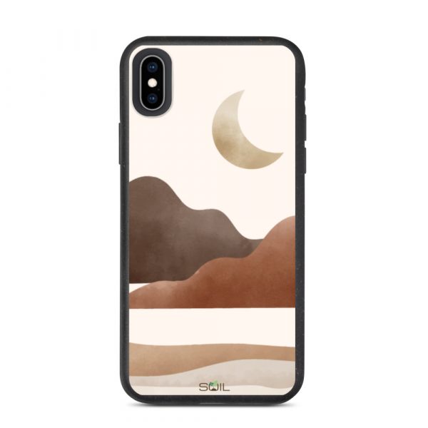 Desert Hills in Moonlight - Eco-Friendly Biodegradable iPhone Case - biodegradable iphone case iphone xs max case on phone 60a3a365273a1 - SoilCase - Eco-Friendly, Sustainable, Biodegradable & Compostable phone case for iPhone
