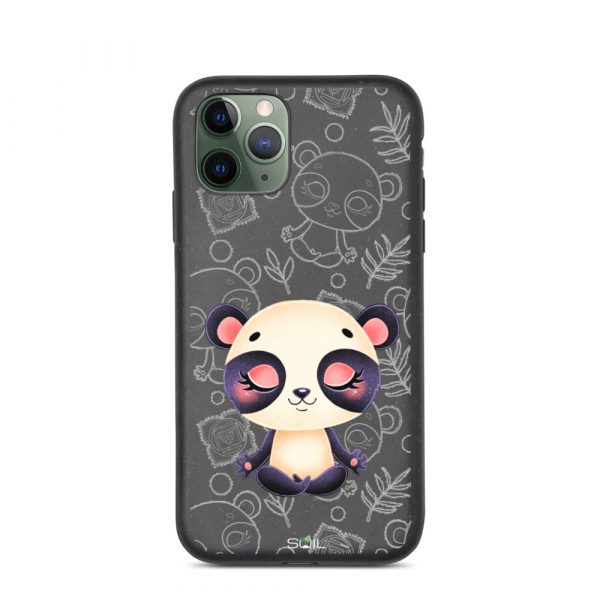 Baby Panda - Yoga Kids - Eco-Friendly Biodegradable iPhone Case - biodegradable iphone case iphone 11 pro case on phone 60b8e7bcf38b2 - SoilCase - Eco-Friendly, Sustainable, Biodegradable & Compostable phone case for iPhone