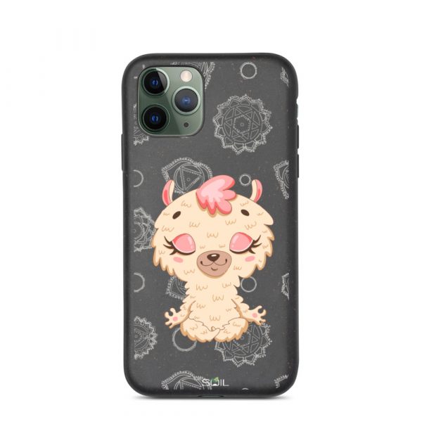 Baby Llama- Yoga Kids - Eco-Friendly Biodegradable iPhone Case - biodegradable iphone case iphone 11 pro case on phone 60b8e8788c896 - SoilCase - Eco-Friendly, Sustainable, Biodegradable & Compostable phone case for iPhone