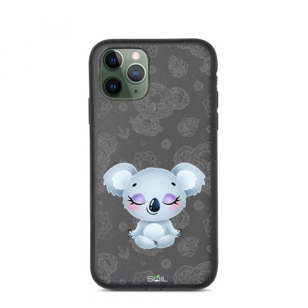 Baby Koala - Yoga Kids - Eco-Friendly Biodegradable iPhone Case - biodegradable iphone case iphone 11 pro case on phone 60b8e8a299a55 - SoilCase - Eco-Friendly, Sustainable, Biodegradable & Compostable phone case for iPhone