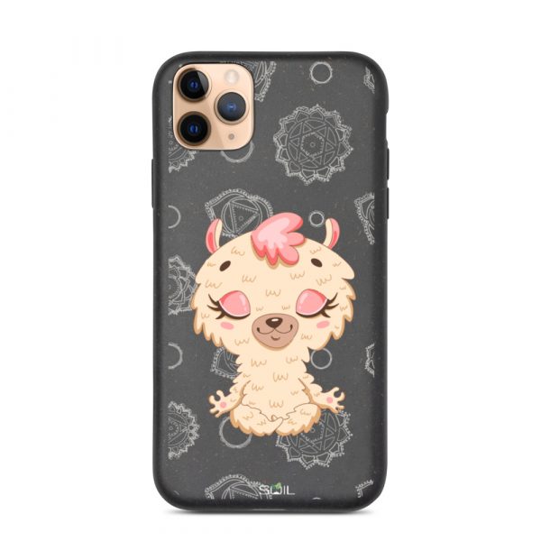 Baby Llama- Yoga Kids - Eco-Friendly Biodegradable iPhone Case - biodegradable iphone case iphone 11 pro max case on phone 60b8e8788c944 - SoilCase - Eco-Friendly, Sustainable, Biodegradable & Compostable phone case for iPhone