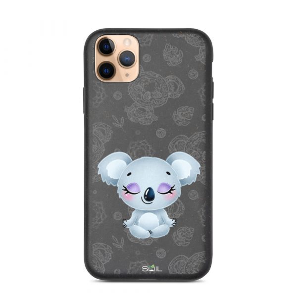 Baby Koala - Yoga Kids - Eco-Friendly Biodegradable iPhone Case - biodegradable iphone case iphone 11 pro max case on phone 60b8e8a299b03 - SoilCase - Eco-Friendly, Sustainable, Biodegradable & Compostable phone case for iPhone