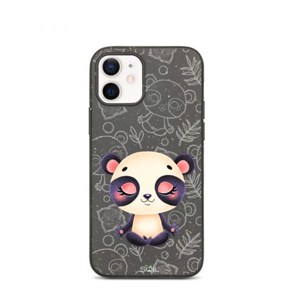 Baby Panda - Yoga Kids - Eco-Friendly Biodegradable iPhone Case - biodegradable iphone case iphone 12 case on phone 60b8e7bcf3a65 - SoilCase - Eco-Friendly, Sustainable, Biodegradable & Compostable phone case for iPhone