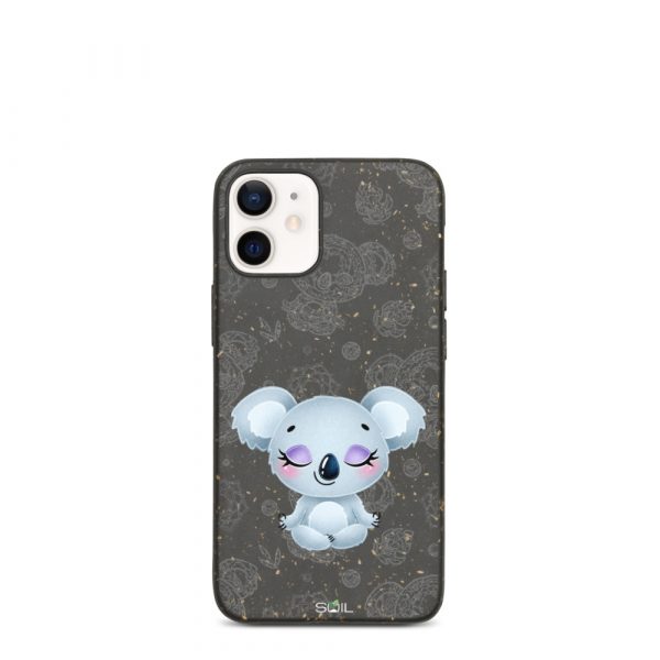 Baby Koala - Yoga Kids - Eco-Friendly Biodegradable iPhone Case - biodegradable iphone case iphone 12 mini case on phone 60b8e8a299c6f - SoilCase - Eco-Friendly, Sustainable, Biodegradable & Compostable phone case for iPhone