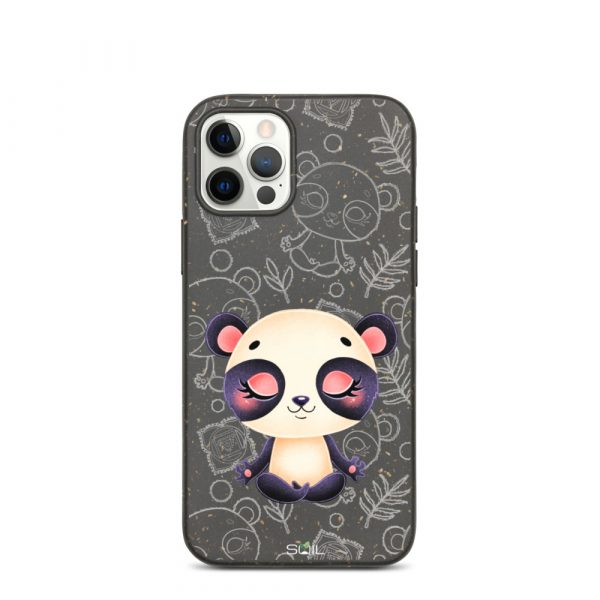Baby Panda - Yoga Kids - Eco-Friendly Biodegradable iPhone Case - biodegradable iphone case iphone 12 pro case on phone 60b8e7bcf3c25 - SoilCase - Eco-Friendly, Sustainable, Biodegradable & Compostable phone case for iPhone