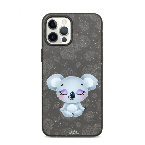 Baby Koala - Yoga Kids - Eco-Friendly Biodegradable iPhone Case - biodegradable iphone case iphone 12 pro max case on phone 60b8e8a2998d8 - SoilCase - Eco-Friendly, Sustainable, Biodegradable & Compostable phone case for iPhone