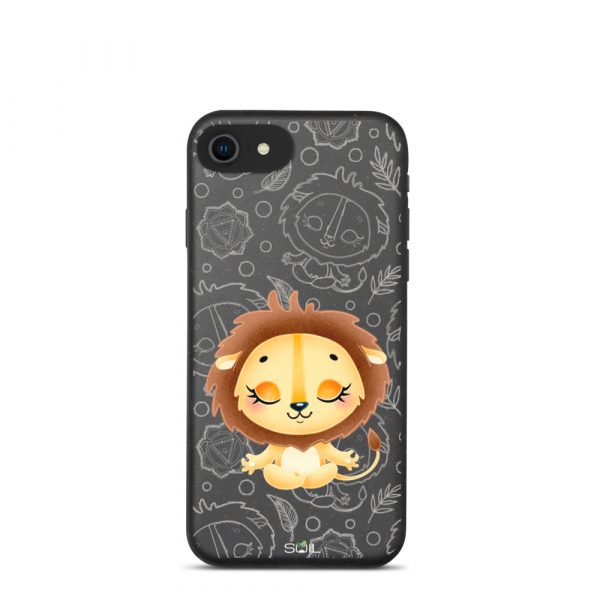Baby Lion- Yoga Kids - Biodegradable iPhone Case - biodegradable iphone case iphone 7 8 se case on phone 60b8e77a6c209 - SoilCase - Eco-Friendly, Sustainable, Biodegradable & Compostable phone case for iPhone