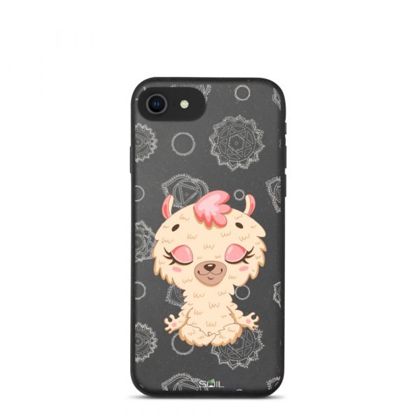 Baby Llama- Yoga Kids - Eco-Friendly Biodegradable iPhone Case - biodegradable iphone case iphone 7 8 se case on phone 60b8e8788cb89 - SoilCase - Eco-Friendly, Sustainable, Biodegradable & Compostable phone case for iPhone