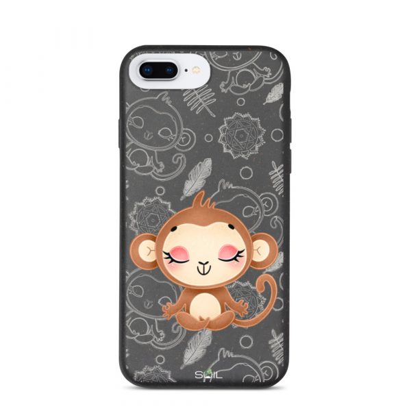 Baby Monkey - Yoga Kids - Eco-Friendly Biodegradable iPhone Case - biodegradable iphone case iphone 7 plus 8 plus case on phone 60b8e8506d136 - SoilCase - Eco-Friendly, Sustainable, Biodegradable & Compostable phone case for iPhone
