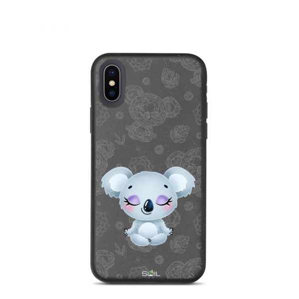 Baby Koala - Yoga Kids - Eco-Friendly Biodegradable iPhone Case - biodegradable iphone case iphone x xs case on phone 60b8e8a299f72 - SoilCase - Eco-Friendly, Sustainable, Biodegradable & Compostable phone case for iPhone