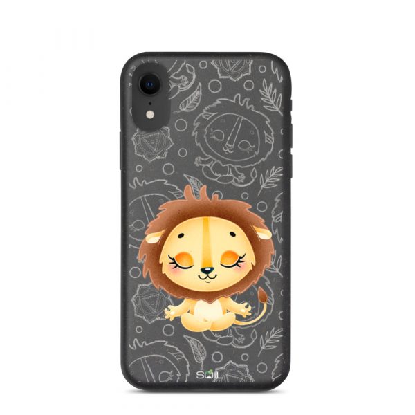 Baby Lion- Yoga Kids - Biodegradable iPhone Case - biodegradable iphone case iphone xr case on phone 60b8e77a6c34f - SoilCase - Eco-Friendly, Sustainable, Biodegradable & Compostable phone case for iPhone