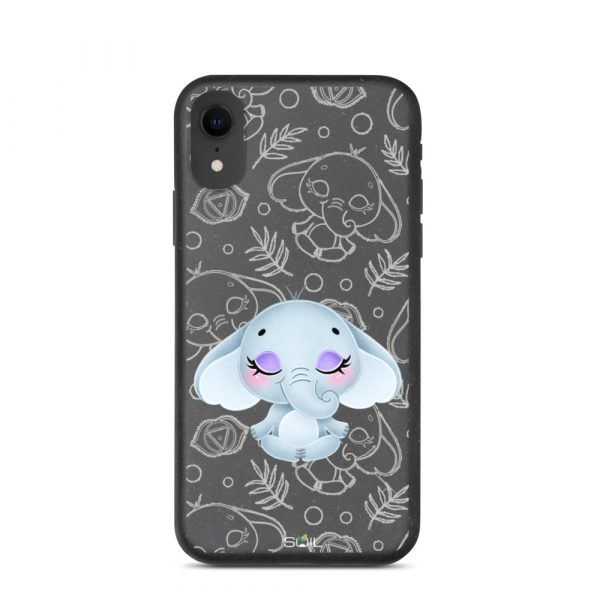 Baby Elephant - Yoga Kids - Eco-Friendly Biodegradable iPhone Case - biodegradable iphone case iphone xr case on phone 60b8e81807241 - SoilCase - Eco-Friendly, Sustainable, Biodegradable & Compostable phone case for iPhone