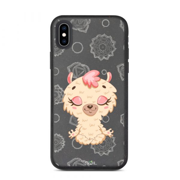 Baby Llama- Yoga Kids - Eco-Friendly Biodegradable iPhone Case - biodegradable iphone case iphone xs max case on phone 60b8e8788ccc6 - SoilCase - Eco-Friendly, Sustainable, Biodegradable & Compostable phone case for iPhone