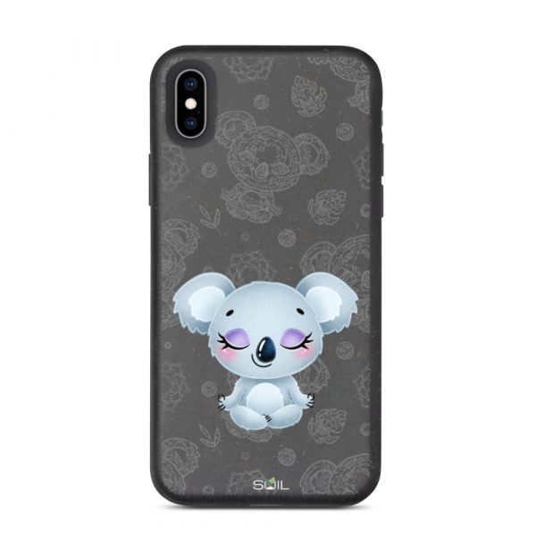 Baby Koala - Yoga Kids - Eco-Friendly Biodegradable iPhone Case - biodegradable iphone case iphone xs max case on phone 60b8e8a29a0d9 - SoilCase - Eco-Friendly, Sustainable, Biodegradable & Compostable phone case for iPhone